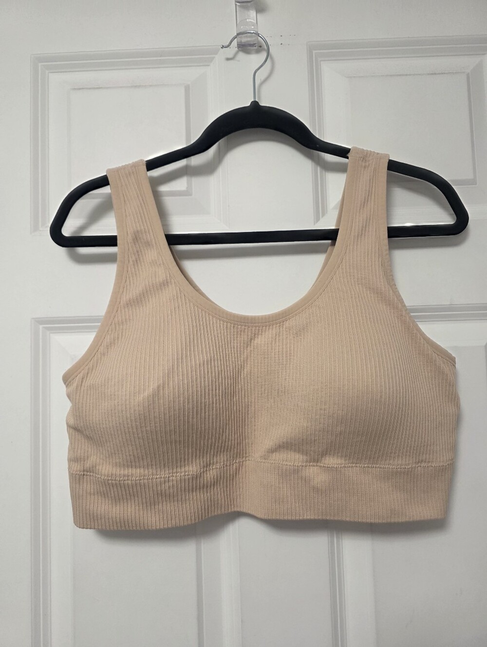Torrid Beige Ribbed Seamless Bralette Size 3